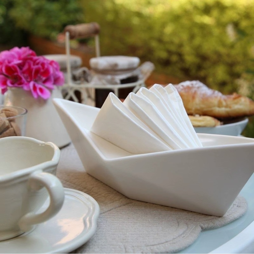 Ceramic napkin holder